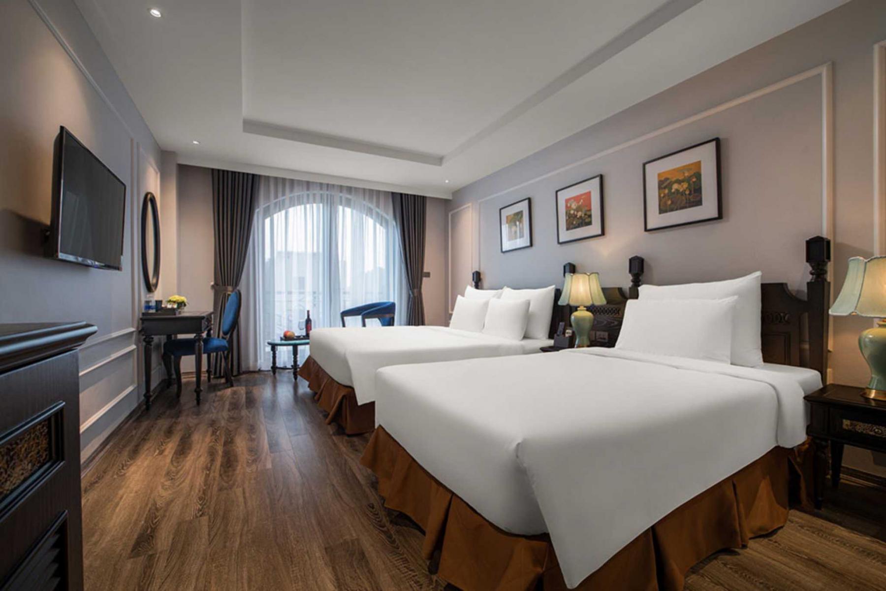 Phòng executive suite twin của Lalita Boutique Hotrl & Spa Ninh Binh 